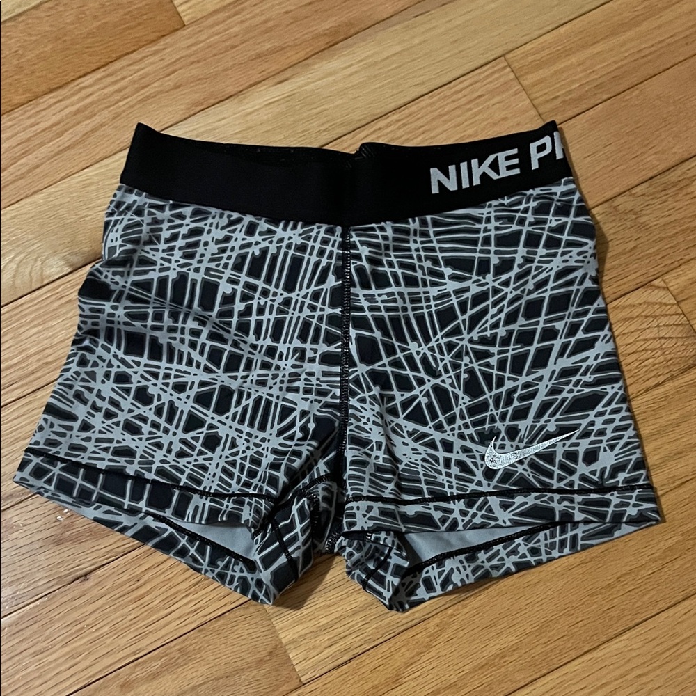 Nike Black and Gray Athletic Shorts